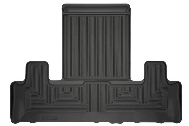 Ford Expedition Floor Mats - Rear - Husky Liners - WeatherBeater 3rd Row - Black - `18-`22